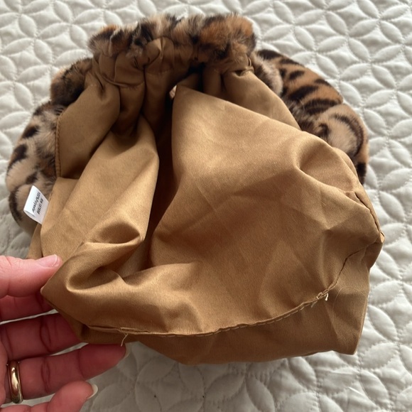 Leopard mini faux fur bag - Picture 4 of 6